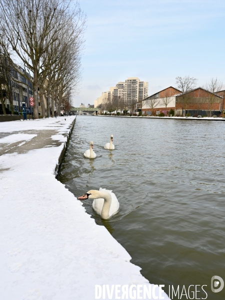 La neige à Paris.