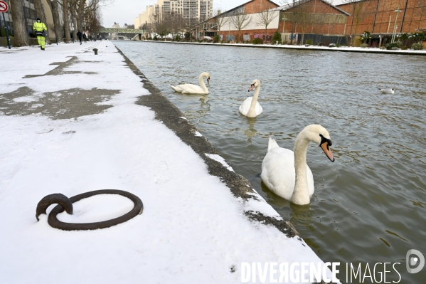 La neige à Paris.