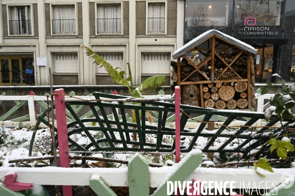 La neige à Paris.