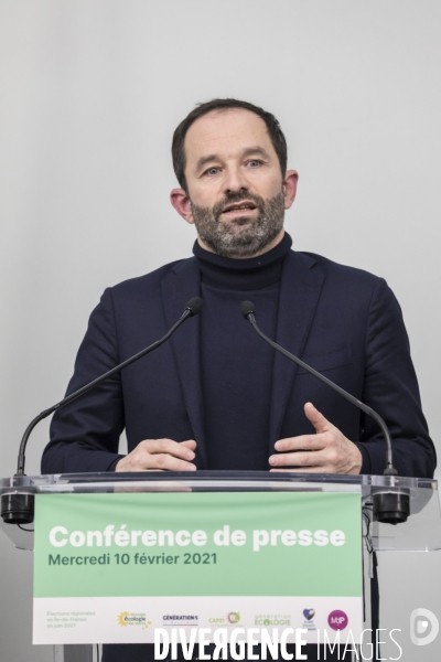 Elections régionales 2021 : Conférence de presse de Julien Bayou 10022021