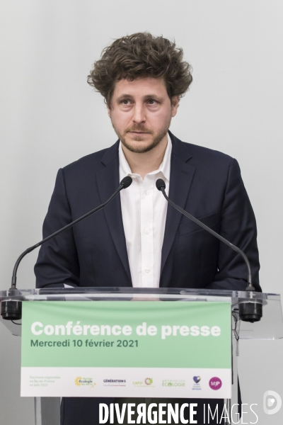 Elections régionales 2021 : Conférence de presse de Julien Bayou 10022021