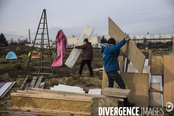 6eme jour d occupation de la zad du triangle de  gonesse