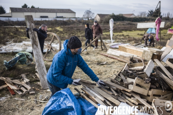 6eme jour d occupation de la zad du triangle de  gonesse