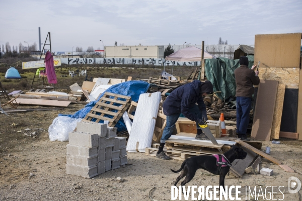 6eme jour d occupation de la zad du triangle de  gonesse