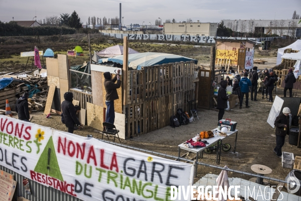 6eme jour d occupation de la zad du triangle de  gonesse