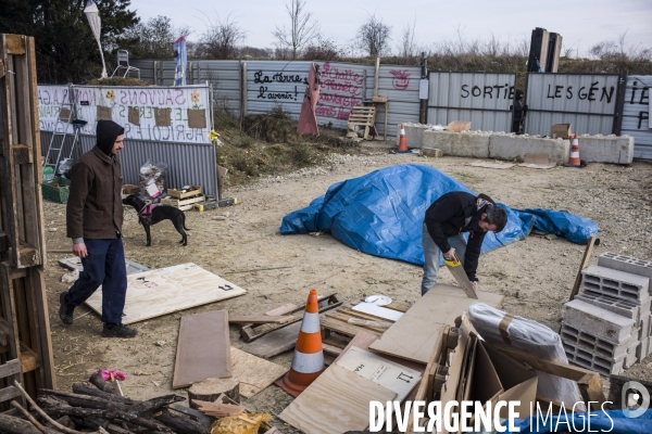 6eme jour d occupation de la zad du triangle de  gonesse