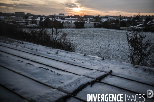 Paysage vu du train.