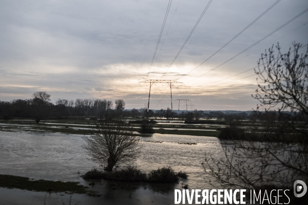 Paysage vu du train.