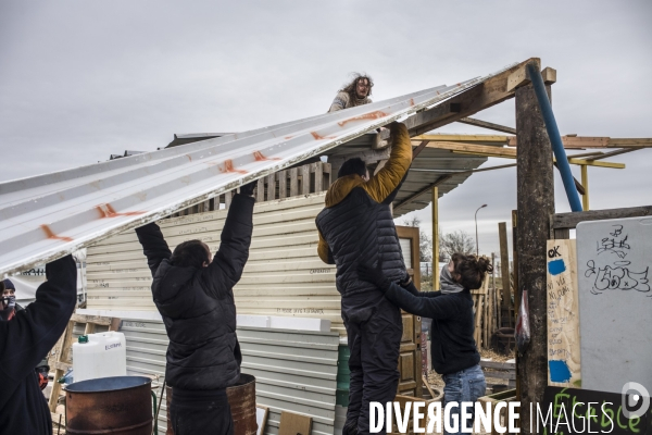 9 eme jour d occupation de la zad du triangle de gonesse.