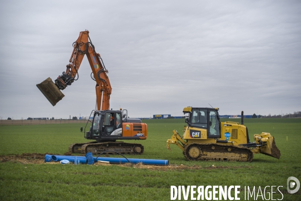 9 eme jour d occupation de la zad du triangle de gonesse.