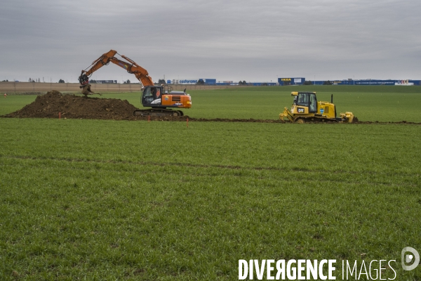 9 eme jour d occupation de la zad du triangle de gonesse.
