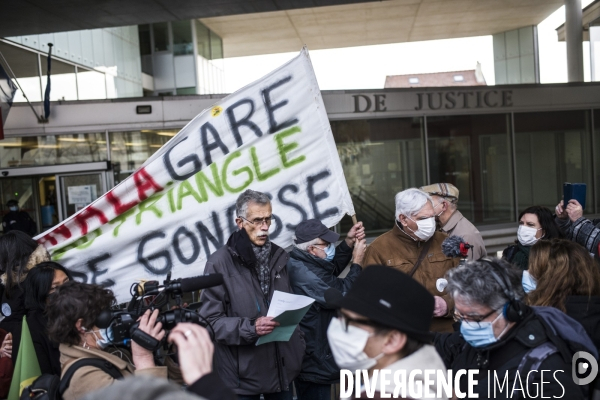 Convocation du president du cptg bernard loup, dans l occupation de la zad de gonesse.