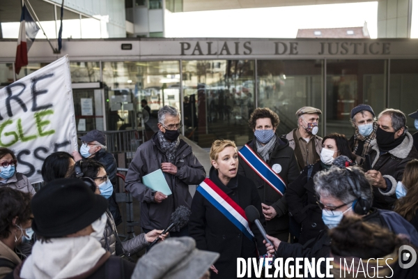 Convocation du president du cptg bernard loup, dans l occupation de la zad de gonesse.