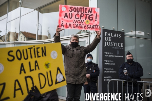 Convocation du president du cptg bernard loup, dans l occupation de la zad de gonesse.