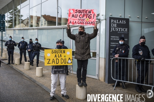 Convocation du president du cptg bernard loup, dans l occupation de la zad de gonesse.