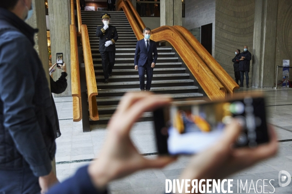 Le ministre de l Intérieur Gérald Darmanin à Bobigny
