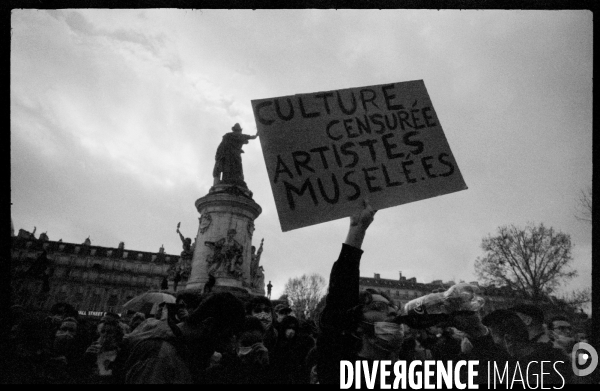 Marche des libertés à Paris contre la loi securite globale