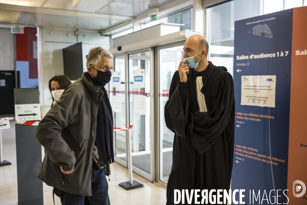 Seconde convocation de bernard loup, (cptg) au tribunal de pontoise, dans le cadre de la zad du triangle de gonesse.