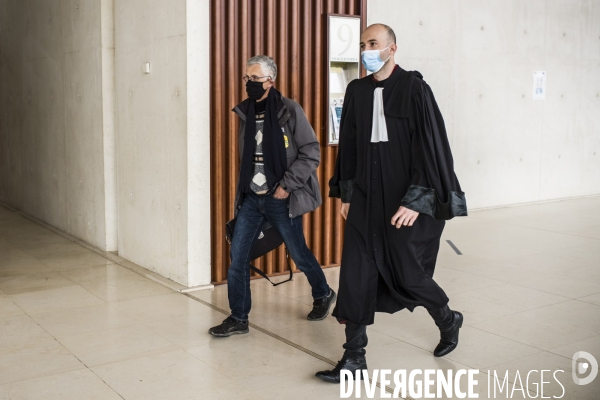 Seconde convocation de bernard loup, (cptg) au tribunal de pontoise, dans le cadre de la zad du triangle de gonesse.