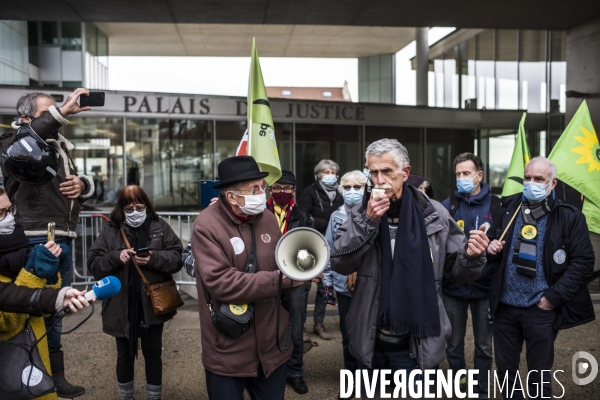 Seconde convocation de bernard loup, (cptg) au tribunal de pontoise, dans le cadre de la zad du triangle de gonesse.