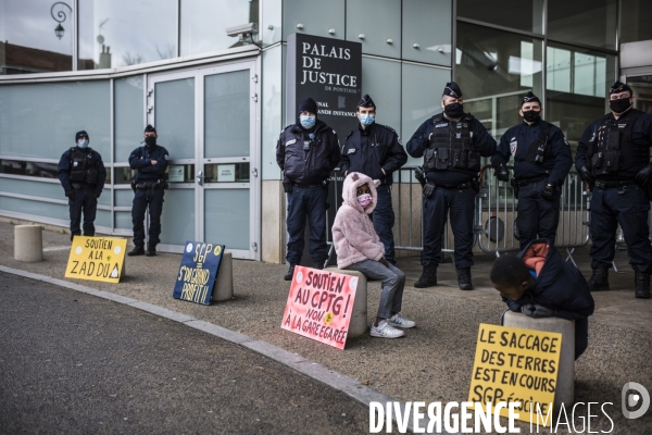 Seconde convocation de bernard loup, (cptg) au tribunal de pontoise, dans le cadre de la zad du triangle de gonesse.