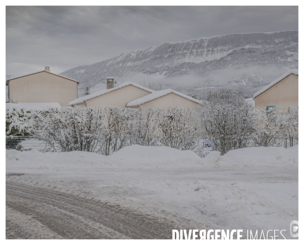 Le long de la Transbassealpine Digne-Nice Hiver 2021