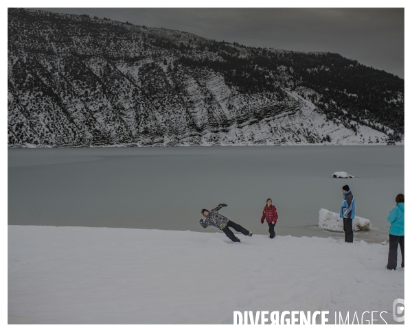 Le long de la Transbassealpine Digne-Nice Hiver 2021