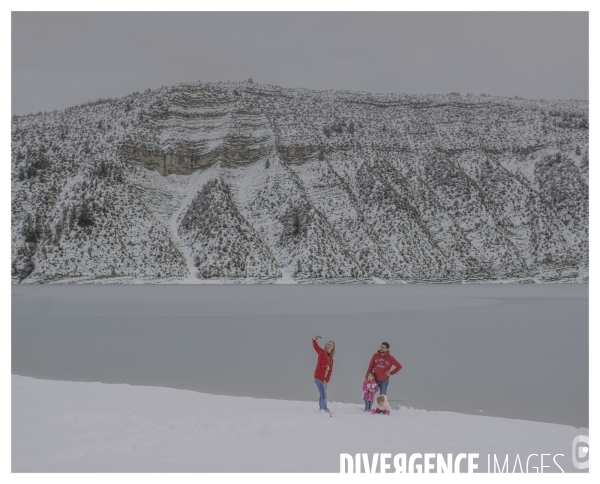 Le long de la Transbassealpine Digne-Nice Hiver 2021