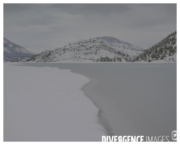 Le long de la Transbassealpine Digne-Nice Hiver 2021