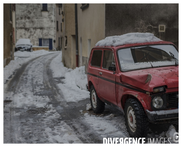 Le long de la Transbassealpine Digne-Nice Hiver 2021