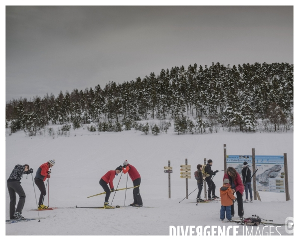 Le long de la Transbassealpine Digne-Nice Hiver 2021