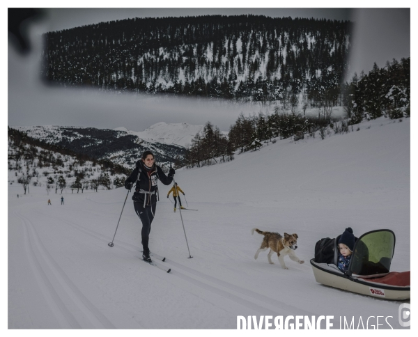 Le long de la Transbassealpine Digne-Nice Hiver 2021