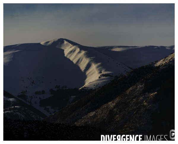 Le long de la Transbassealpine Digne-Nice Hiver 2021