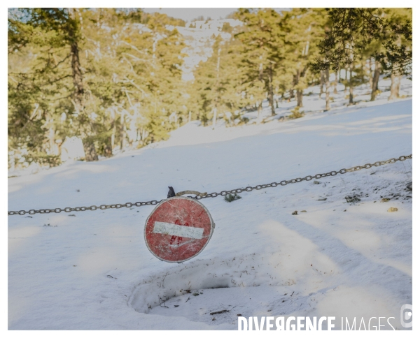 Le long de la Transbassealpine Digne-Nice Hiver 2021