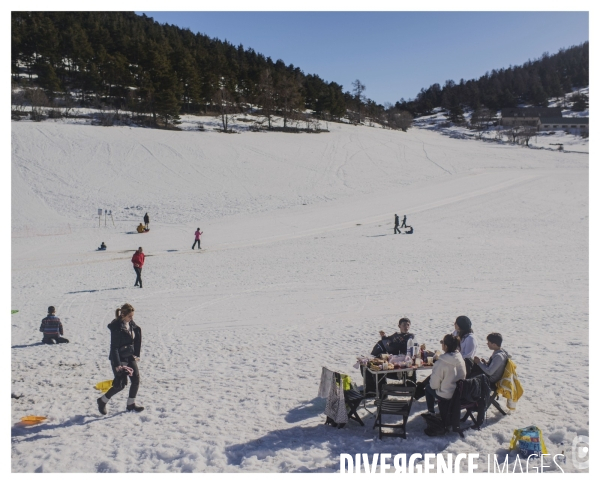 Le long de la Transbassealpine Digne-Nice Hiver 2021