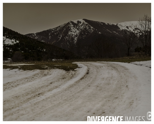 Le long de la Transbassealpine Digne-Nice Hiver 2021