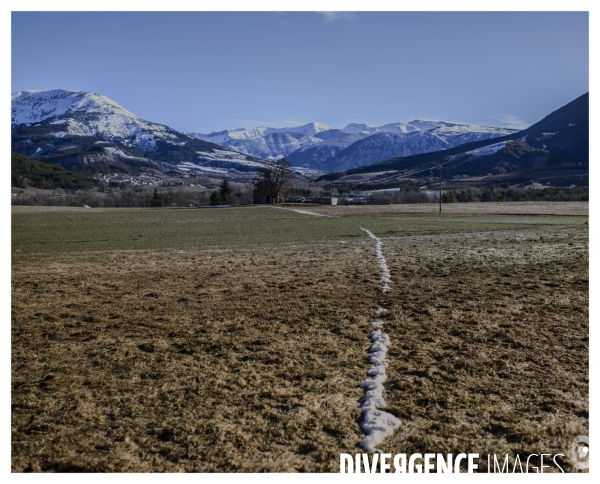 Le long de la Transbassealpine Digne-Nice Hiver 2021