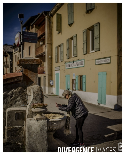 Le long de la Transbassealpine Digne-Nice Hiver 2021