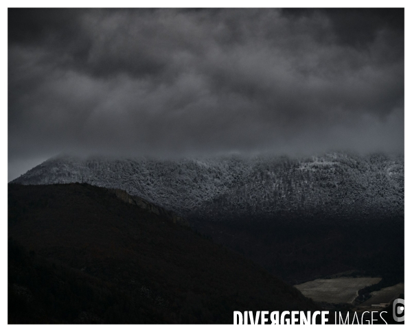 Le long de la Transbassealpine Digne-Nice Hiver 2021