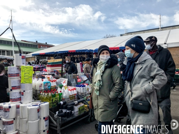 Trappes, le marché des merisiers