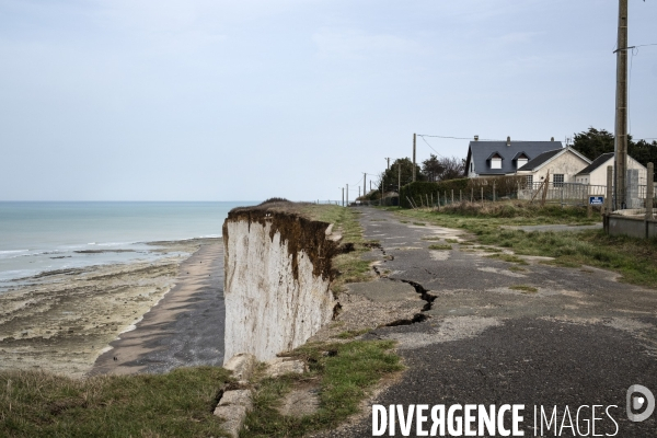 Érosion des falaises en Seine-Maritime