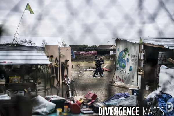 Evacuation de la zad du triangle de gonesse.