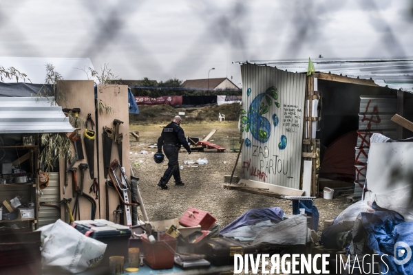 Evacuation de la zad du triangle de gonesse.