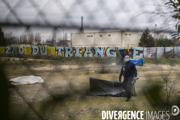 Evacuation de la zad du triangle de gonesse.