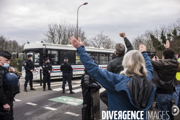 Evacuation de la zad du triangle de gonesse.