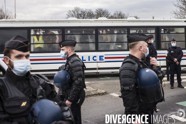 Evacuation de la zad du triangle de gonesse.