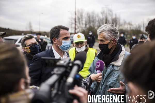 Evacuation de la zad du triangle de gonesse.