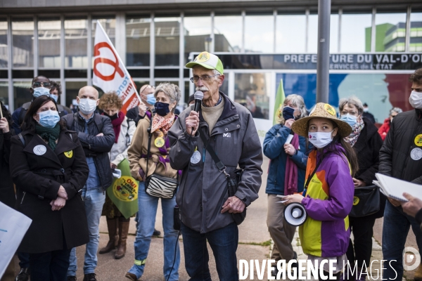 Rassemblement contre le projet du chantier de gare a gonesse.