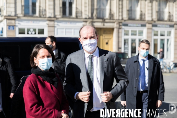 Visite de Jean Castex à Nantes