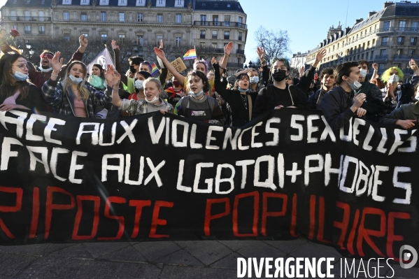 MeTooGay. Marche contre les violences sexistes 2021.